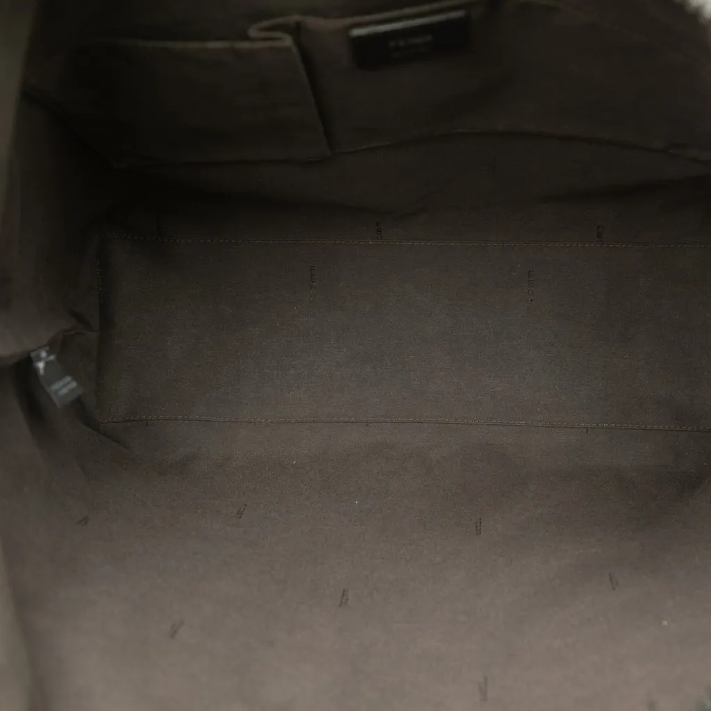 Fendi Zucca Spalmati Tote Black Canvas Good - Model View