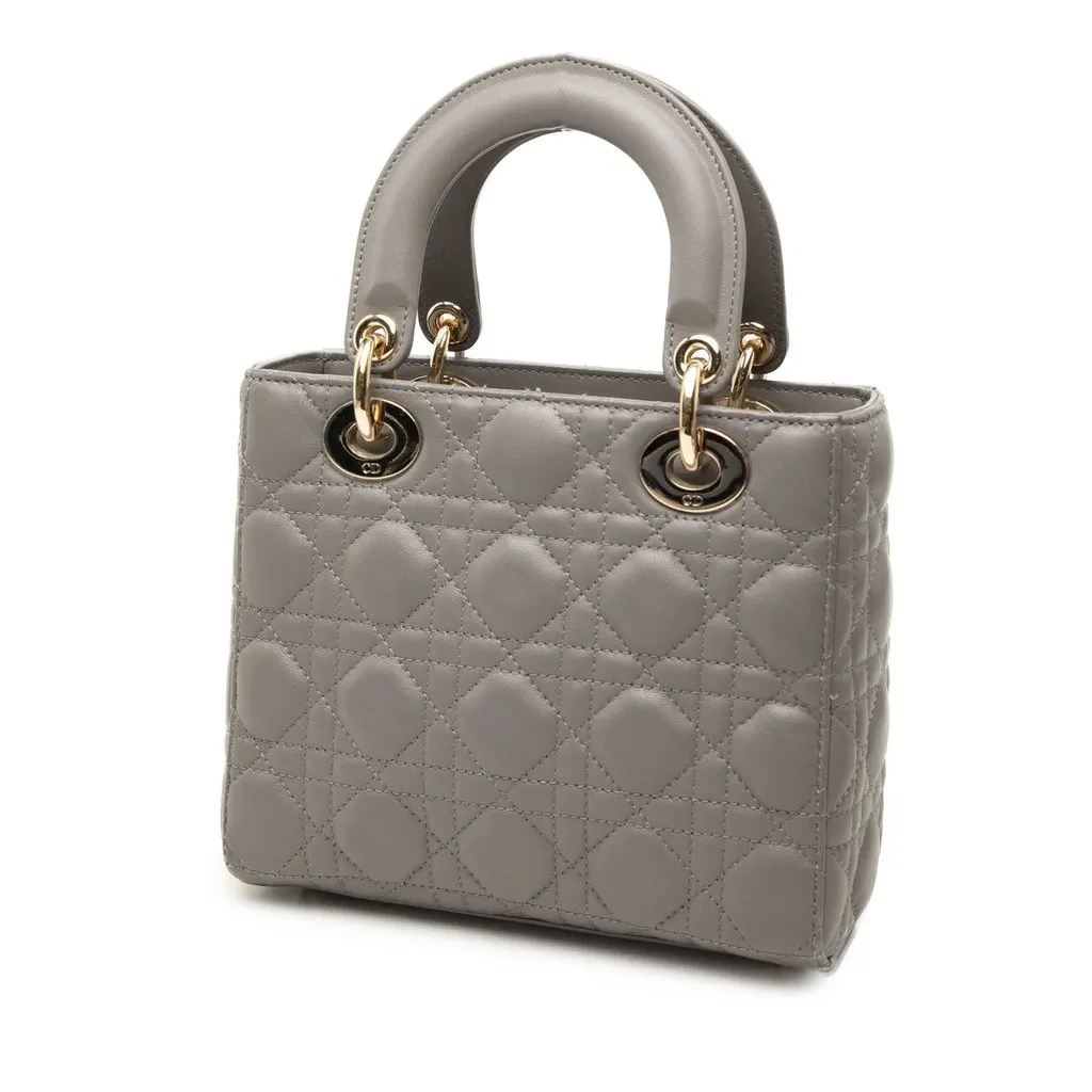 Dior Small Lambskin Cannage My ABCDior Lady Dior MultiColor Leather Very good - Back View