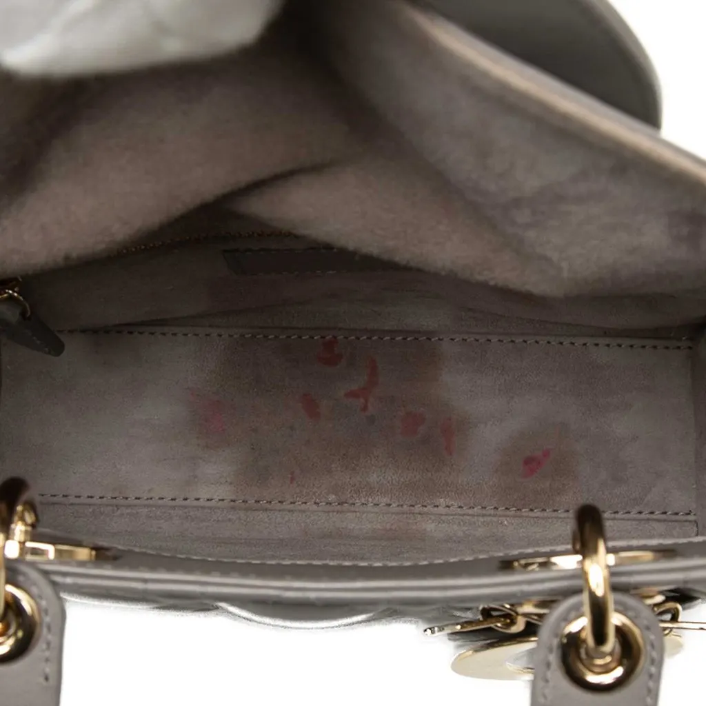 Dior Small Lambskin Cannage My ABCDior Lady Dior MultiColor Leather Very good - Model View