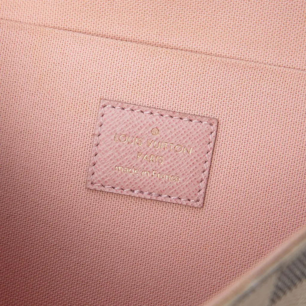 Louis Vuitton Damier Azur Pochette Felicie White Canvas Very good - Box View