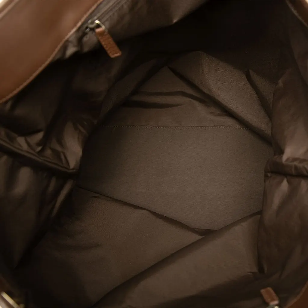 Gucci GG Canvas Tote Brown Canvas Good - Model View