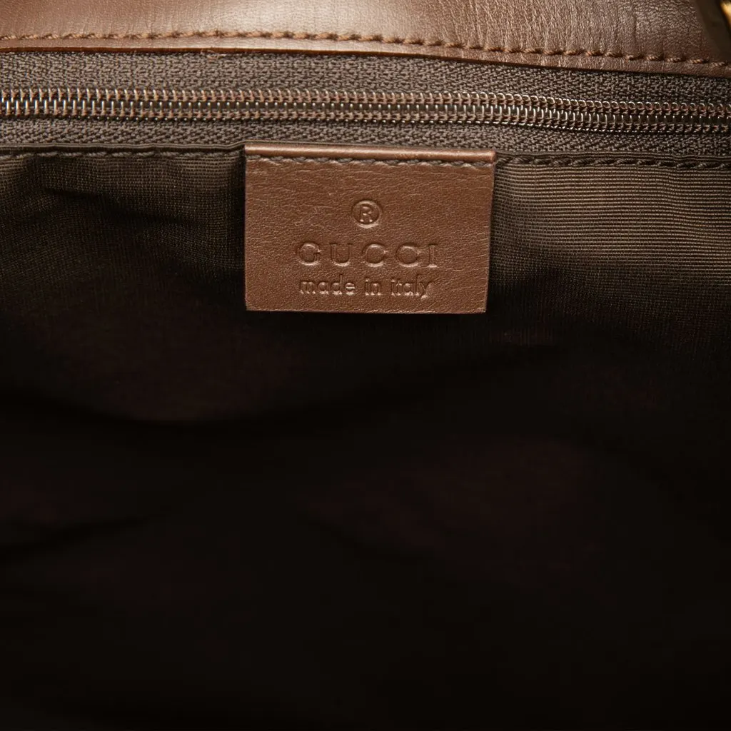 Gucci GG Canvas Tote Brown Canvas Good - Box View
