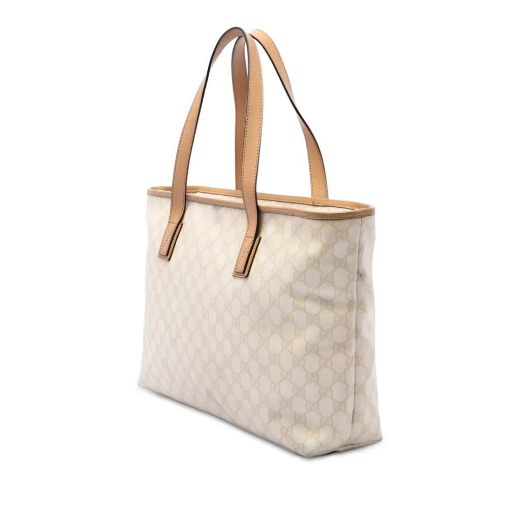 Gucci Medium GG Supreme Tote Brown Very good - Back View