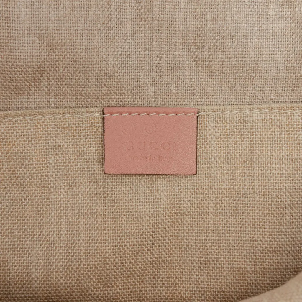Gucci Mini Microguccissima Dome Satchel Pink Leather Very good - Box View