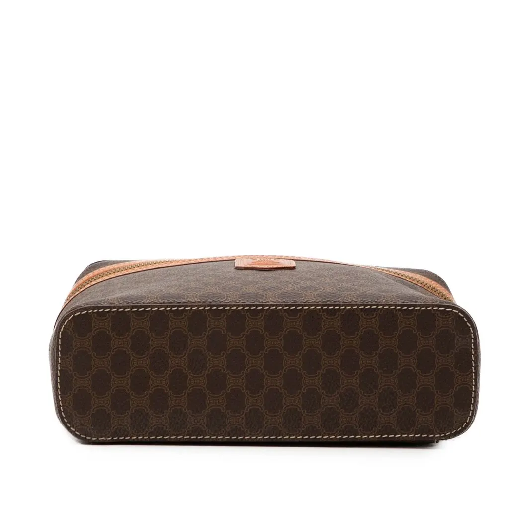 Celine Macadam Coated Canvas Vanity Bag Brown Very good - Inside View