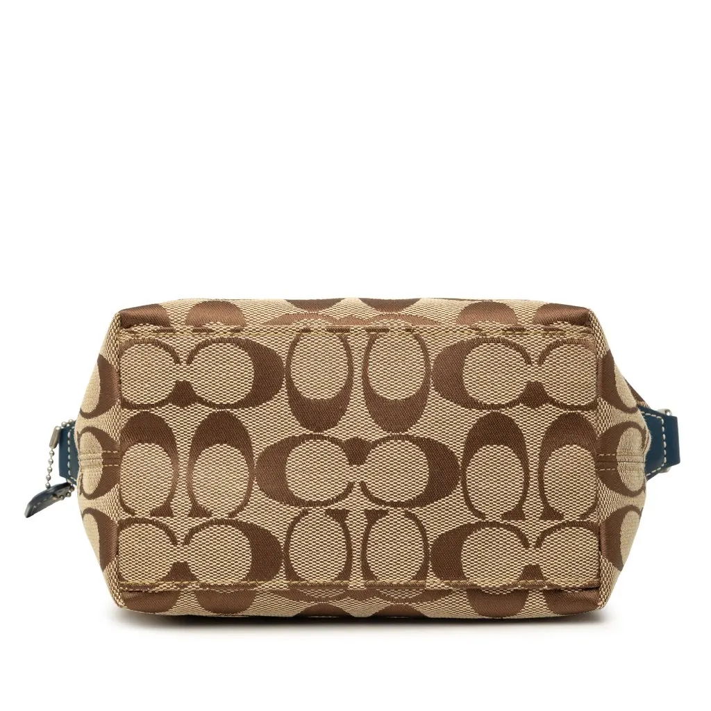 Coach Mini Signature Canvas Hobo Brown Canvas Very good - Inside View