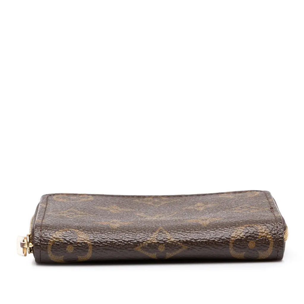 Louis Vuitton Monogram Zippy Coin Purse Brown Canvas Very good - Inside View