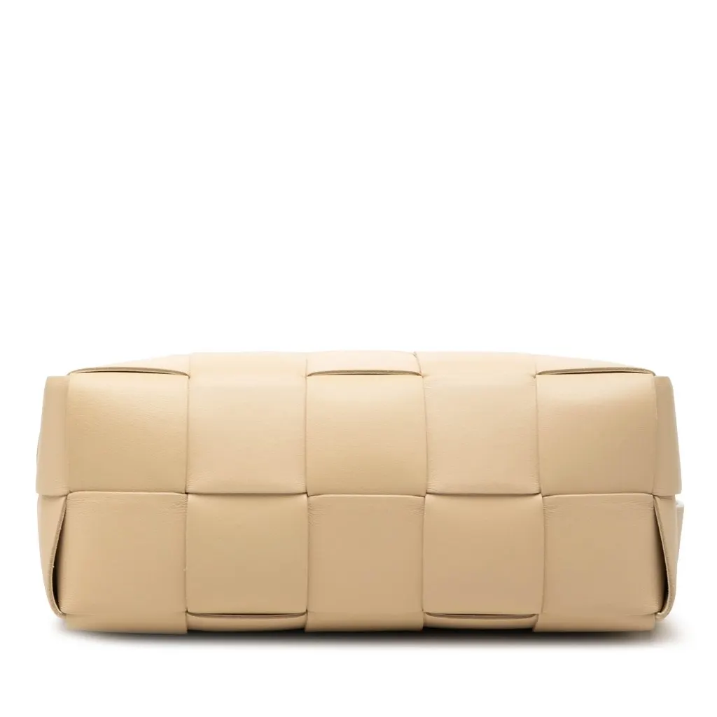 Bottega Veneta Small Nappa Intrecciato Brick Cassette Brown Leather Very good - Inside View