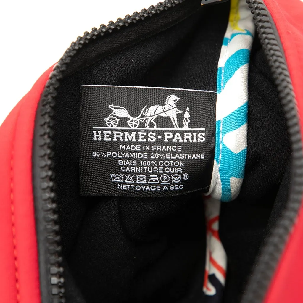 Hermès Medium Neoprene Neobain Case Red Polyester Very good - Box View