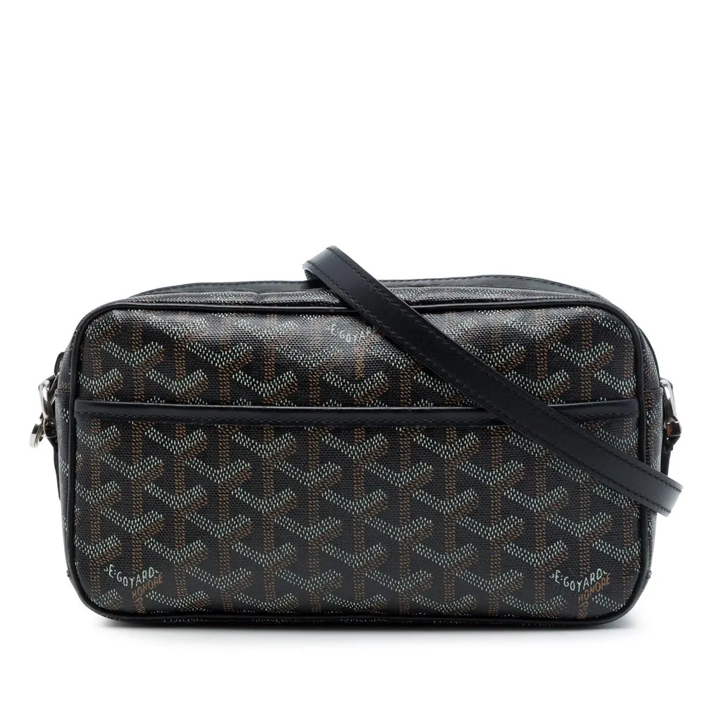 Goyard Goyardine Sac Cap Vert Black Canvas Very good - Front View