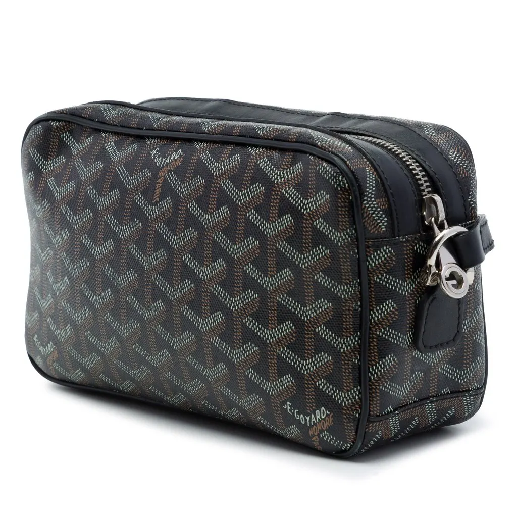 Goyard Goyardine Sac Cap Vert Black Canvas Very good - Back View