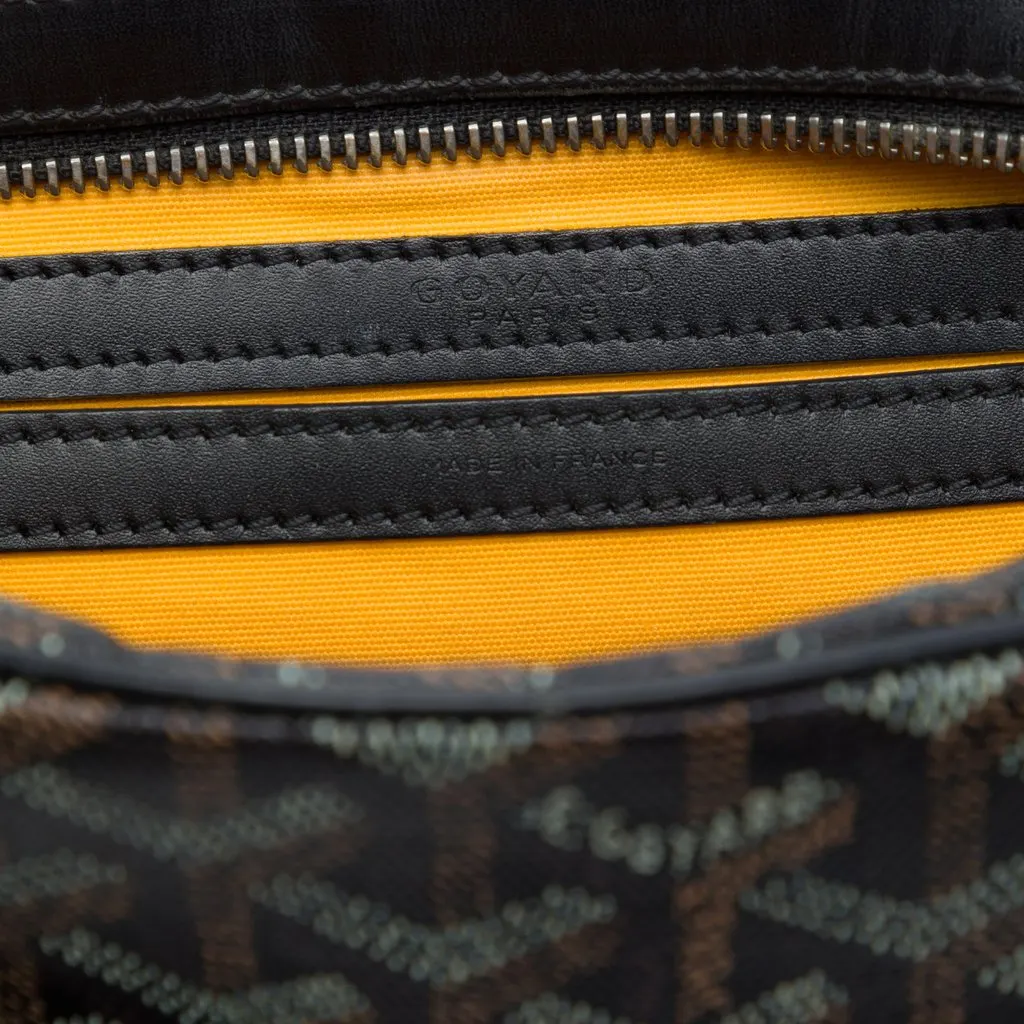 Goyard Goyardine Sac Cap Vert Black Canvas Very good - Box View