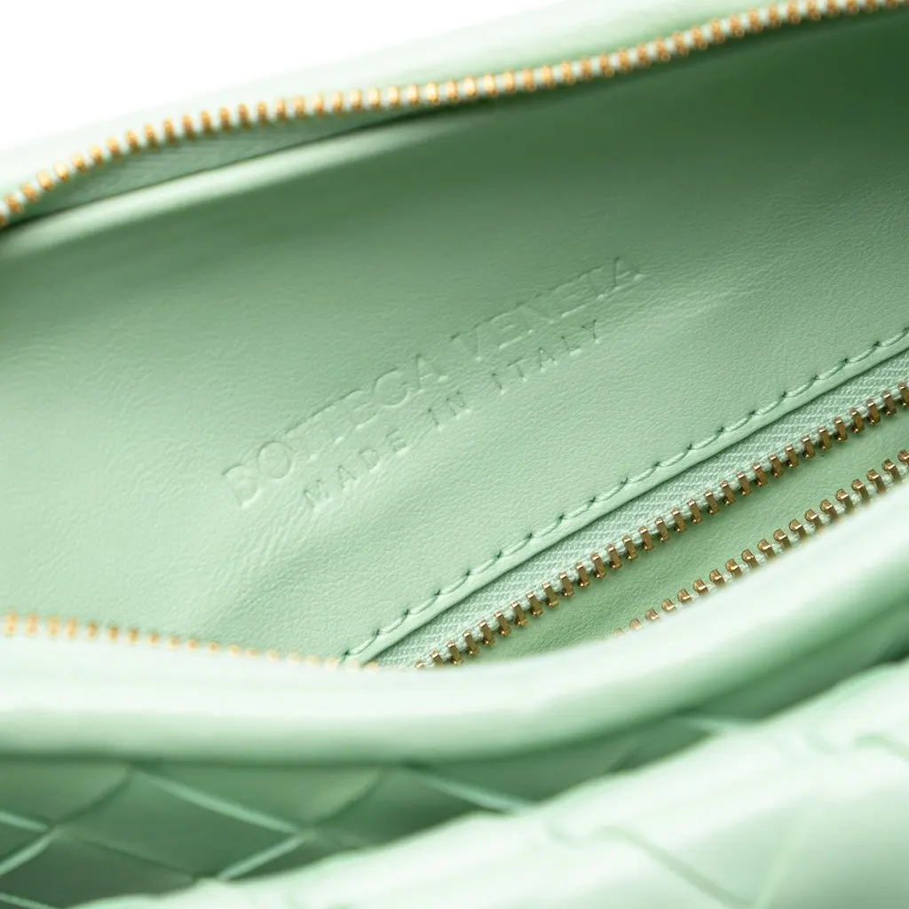 Bottega Veneta Medium Nappa Intrecciato Gemelli Hobo Green Leather Very good - Box View