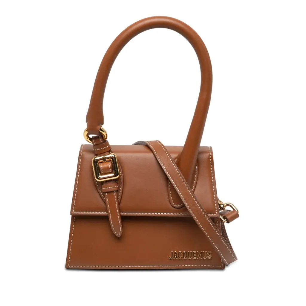 Jacquemus Leather Le Chiquito Moyen Boucle