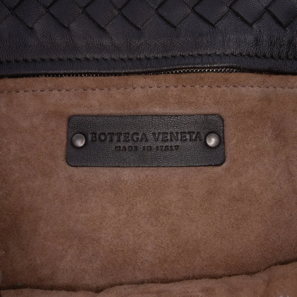 Bottega Veneta Medium Nappa Intrecciato Garda Tote Black Leather Very good - Box View