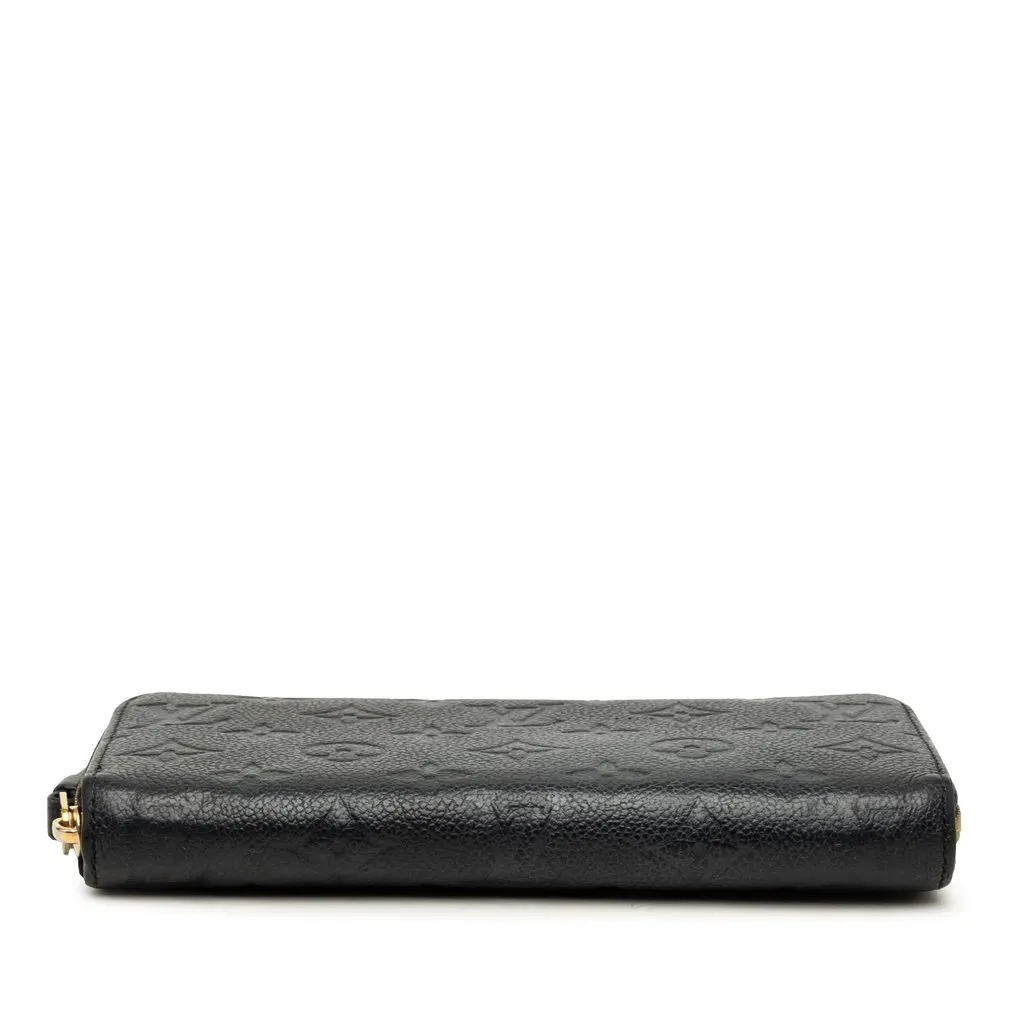 Louis Vuitton Monogram Empreinte Zippy Long Wallet Black Leather Very good - Inside View