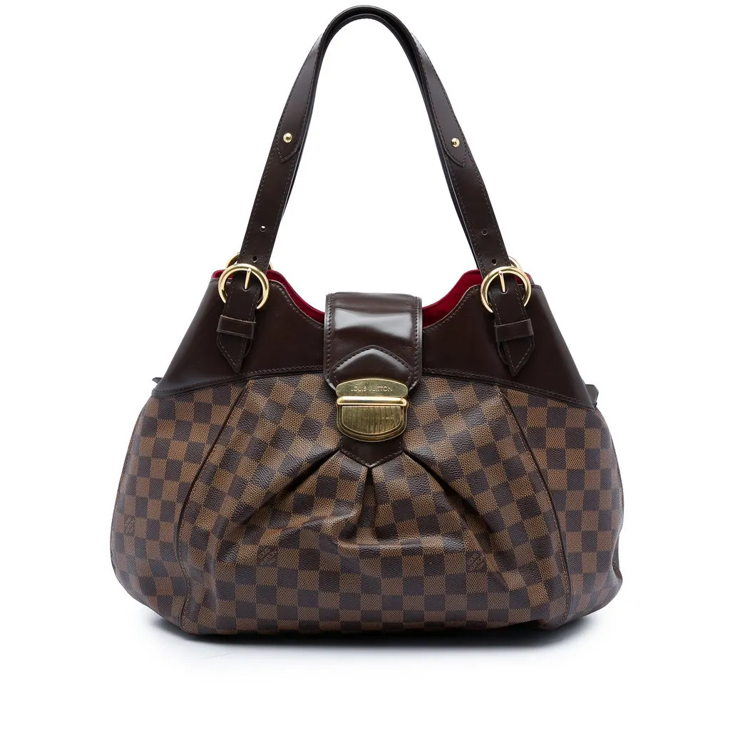 Louis Vuitton Damier Ebene Sistina GM Brown Very good - Front View