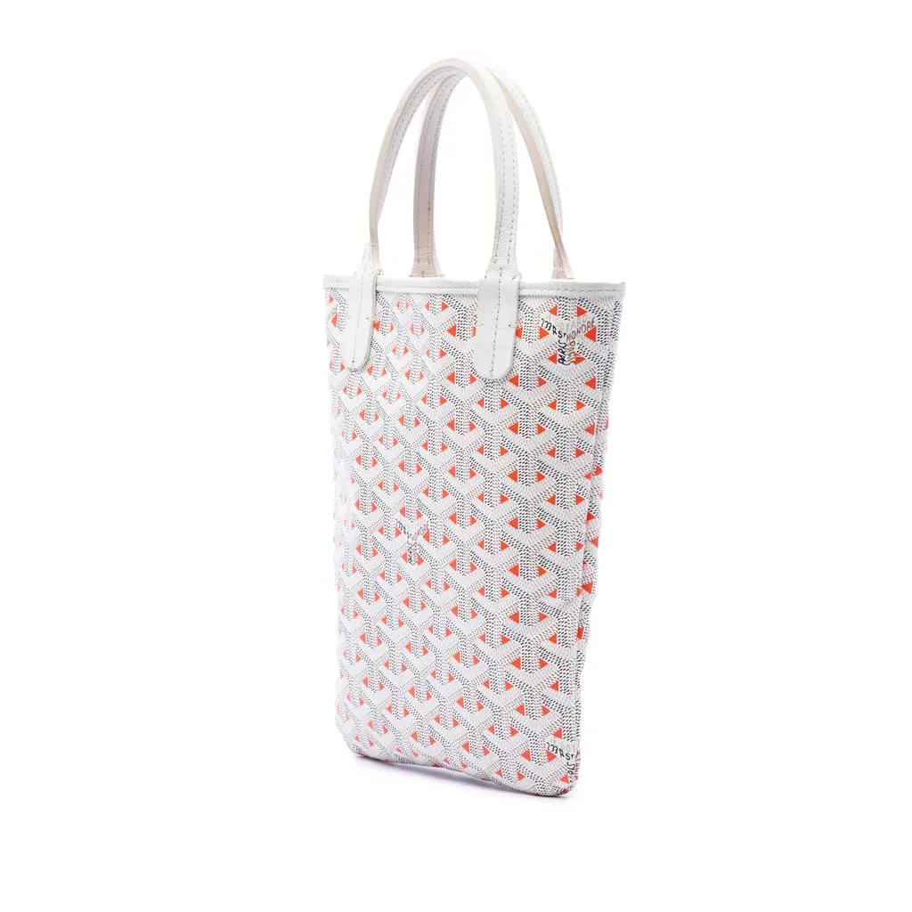 Goyard Goyardine Poitiers Claire Voie White Canvas Very good - Back View