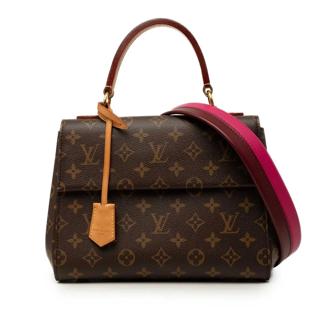 Louis Vuitton Monogram Cluny BB Brown Very good - Front View