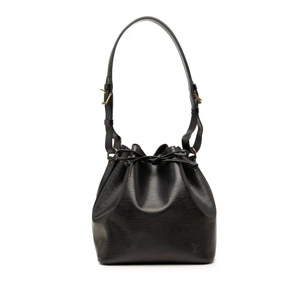 Louis Vuitton Epi Petit Noe Black Leather Very good - Front View