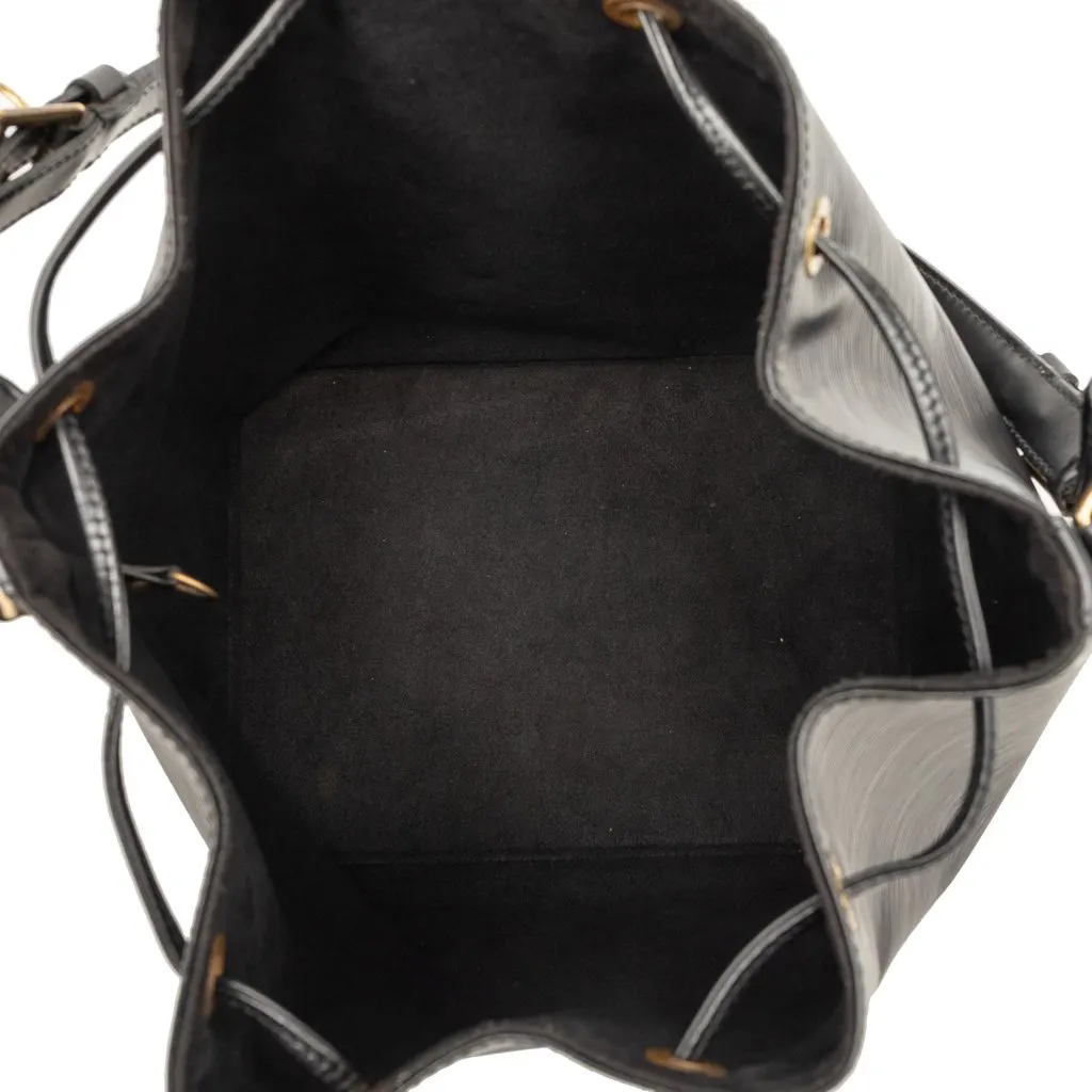 Louis Vuitton Epi Petit Noe Black Leather Very good - Model View