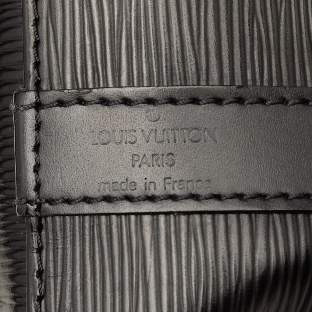 Louis Vuitton Epi Petit Noe Black Leather Very good - Box View