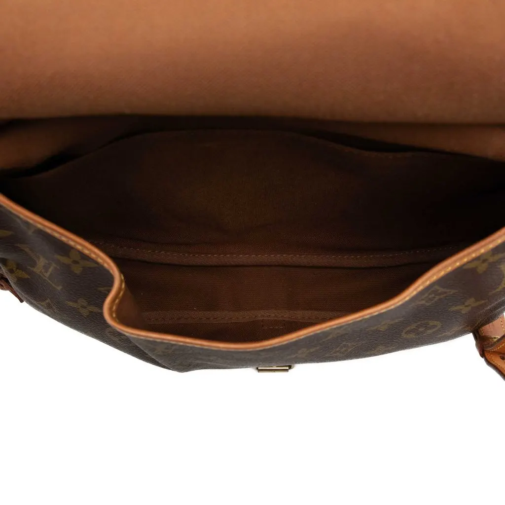 Louis Vuitton Monogram Saumur 30 Brown Very good - Model View