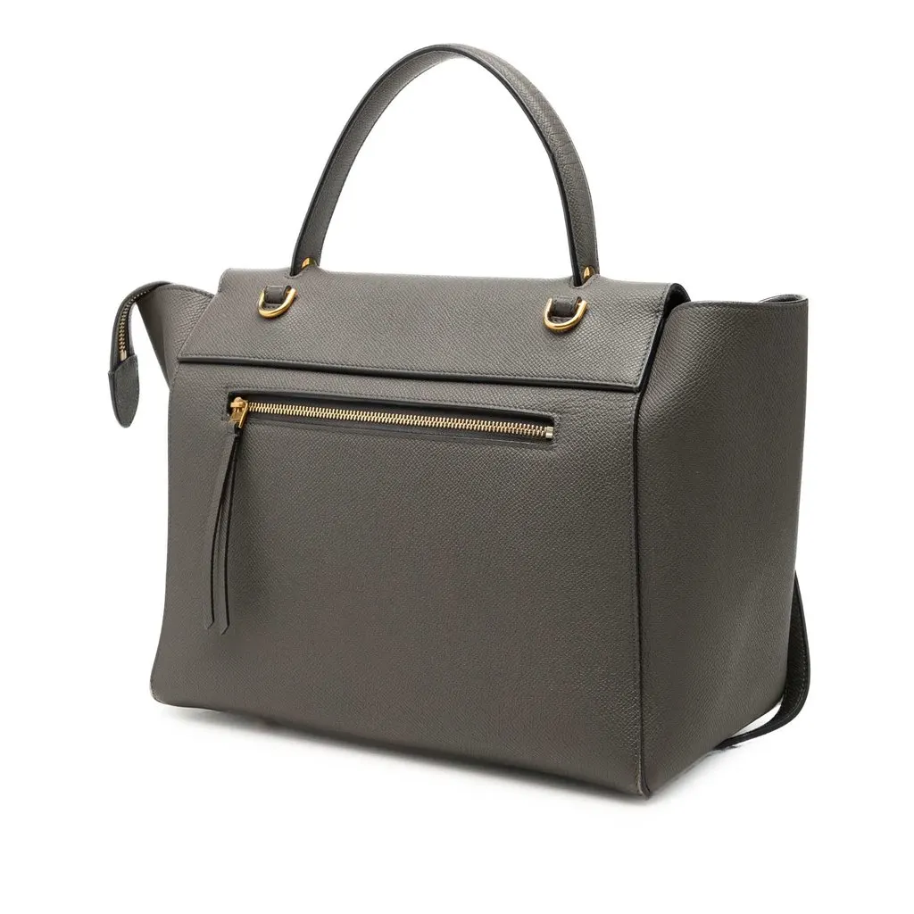 Celine Mini Grained Calfskin Belt Bag MultiColor Leather Very good - Back View