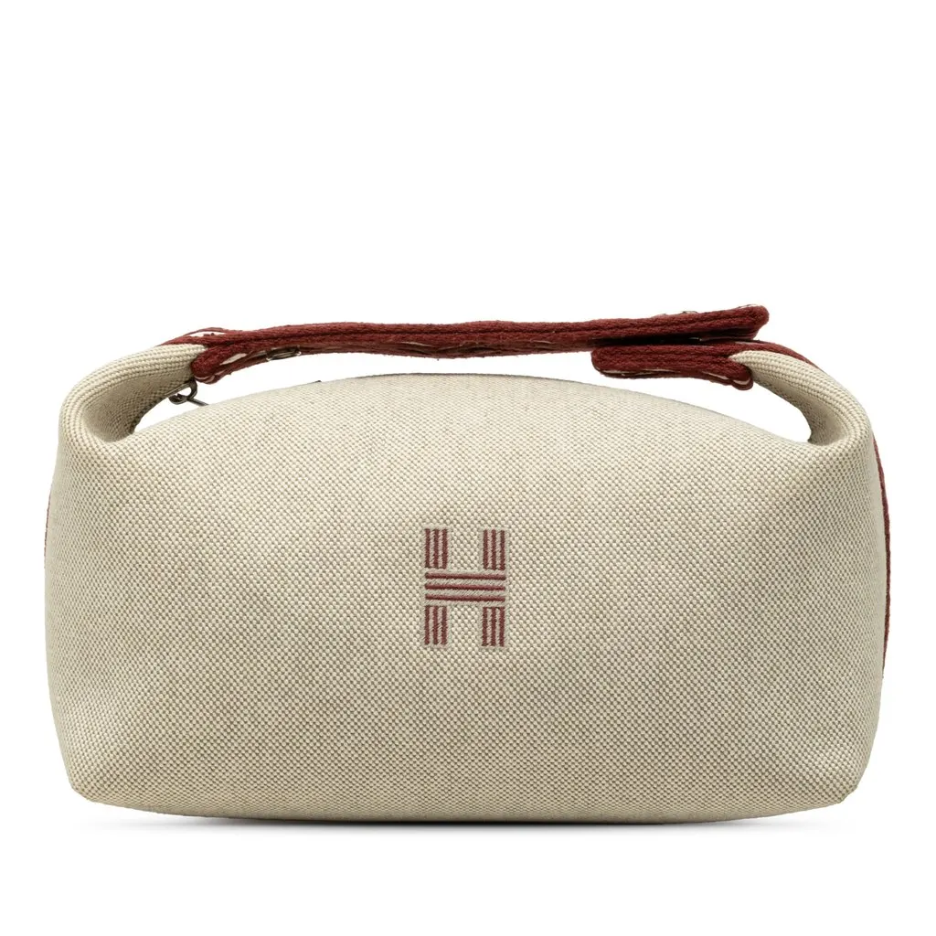 Hermès Small H Plume Bride A Brac Case Beige Very good - Front View