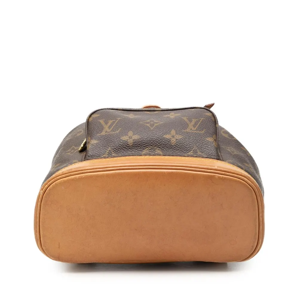 Louis Vuitton Monogram Mini Montsouris Brown Good - Inside View
