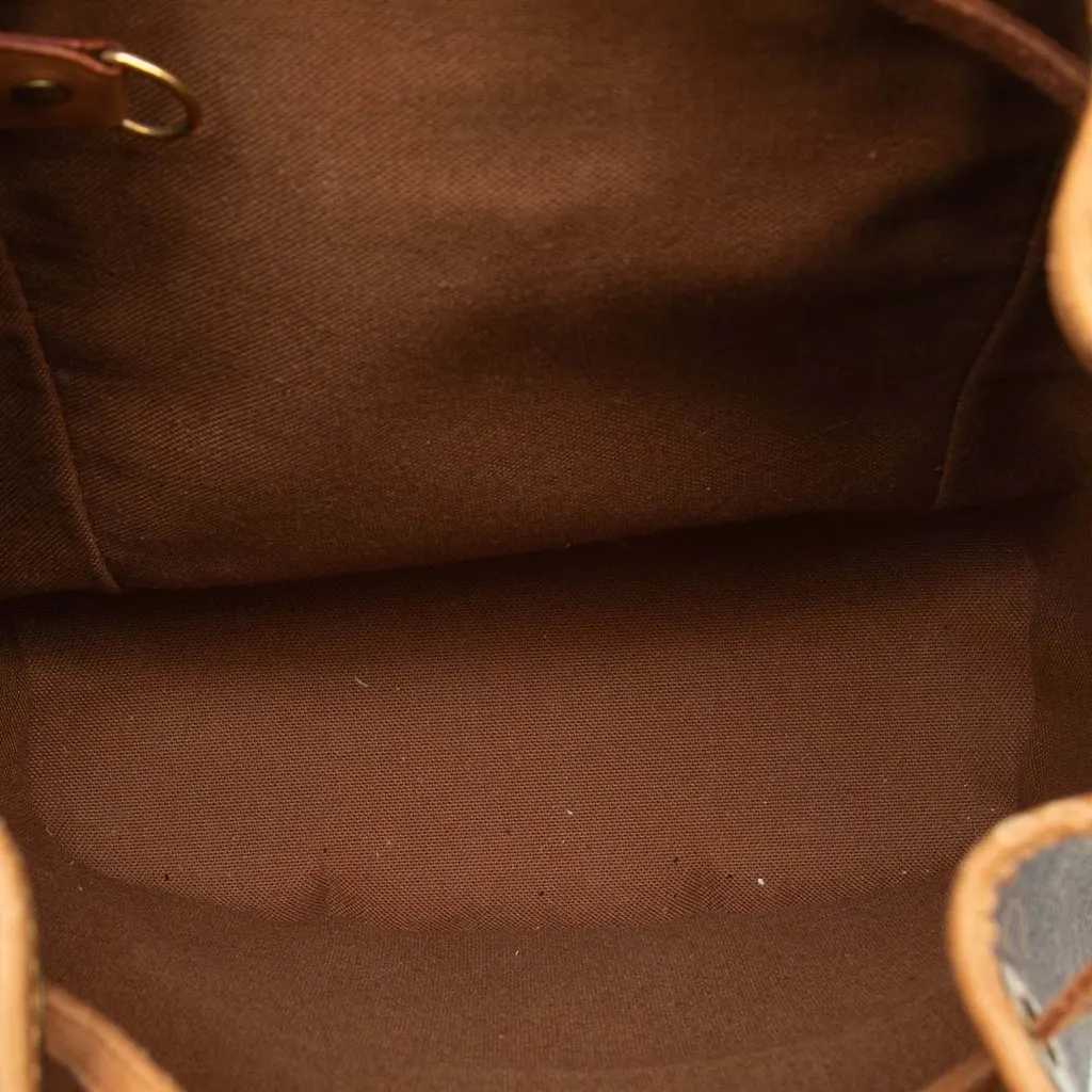 Louis Vuitton Monogram Mini Montsouris Brown Good - Model View