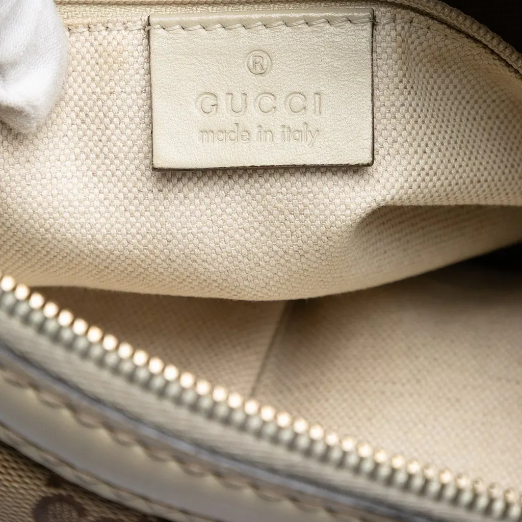 Gucci GG Canvas Sukey Satchel Beige Very good - Box View