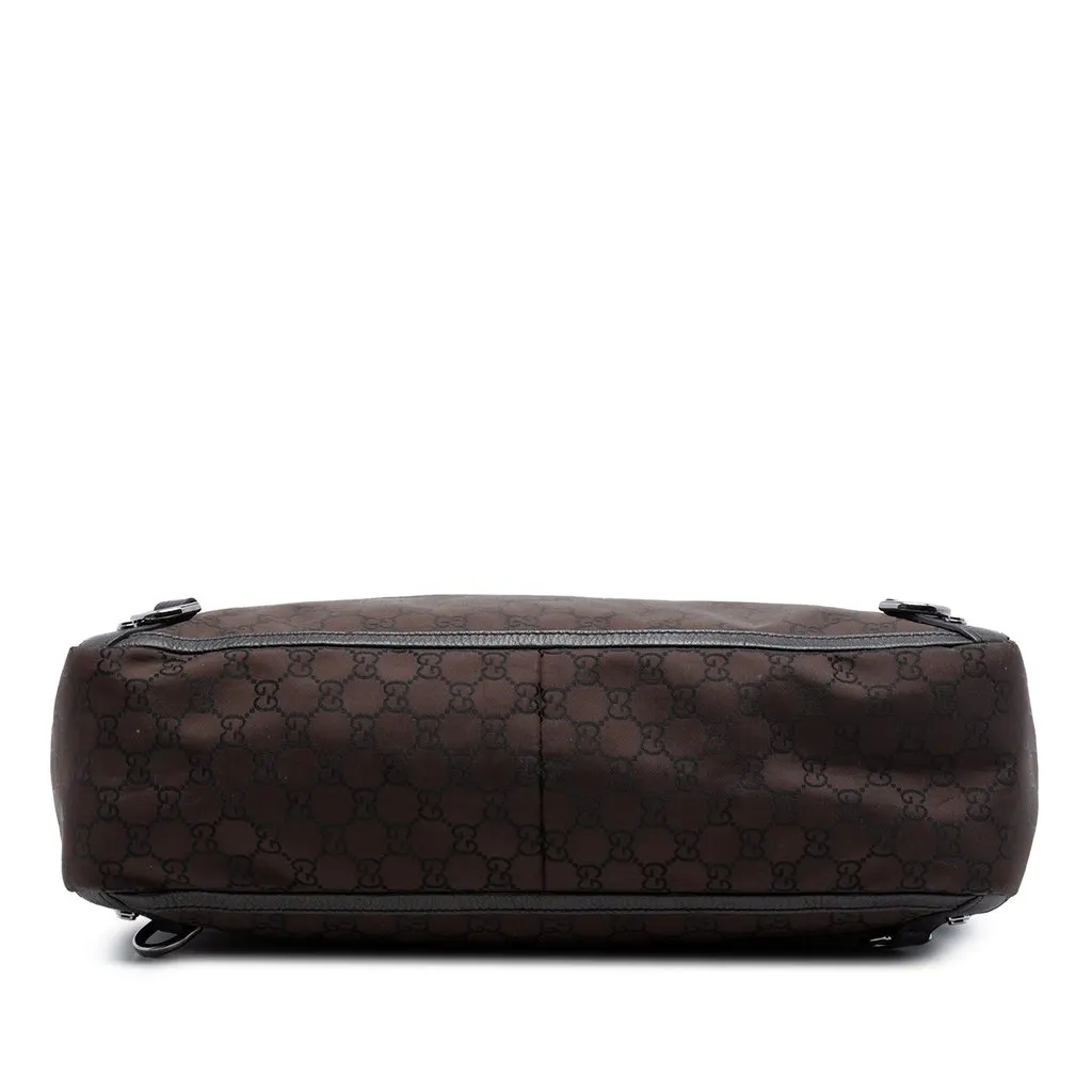 Gucci GG Nylon Abbey D Ring Tote Brown Very good - Inside View