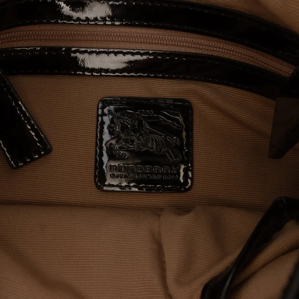 Burberry Supernova Check Coated Canvas Dryden Crossbody Beige Canvas Good - Box View