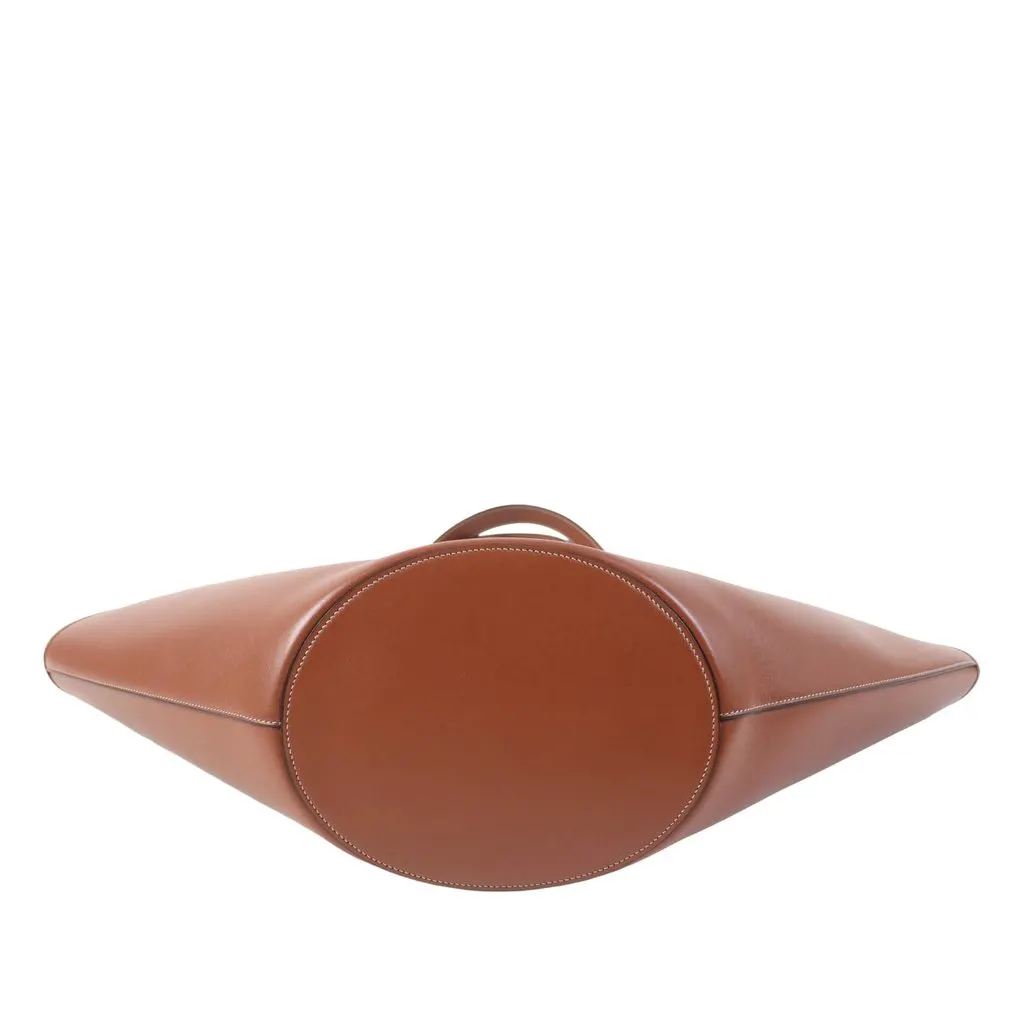 Celine Medium Smooth Calfskin Cuir Triomphe Couffin Tote Brown Leather Very good - Inside View