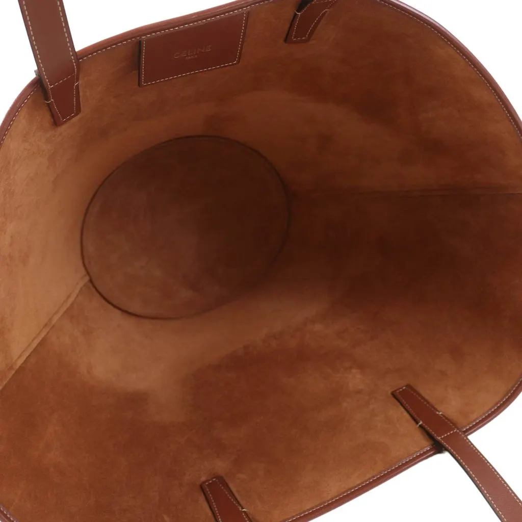 Celine Medium Smooth Calfskin Cuir Triomphe Couffin Tote Brown Leather Very good - Model View