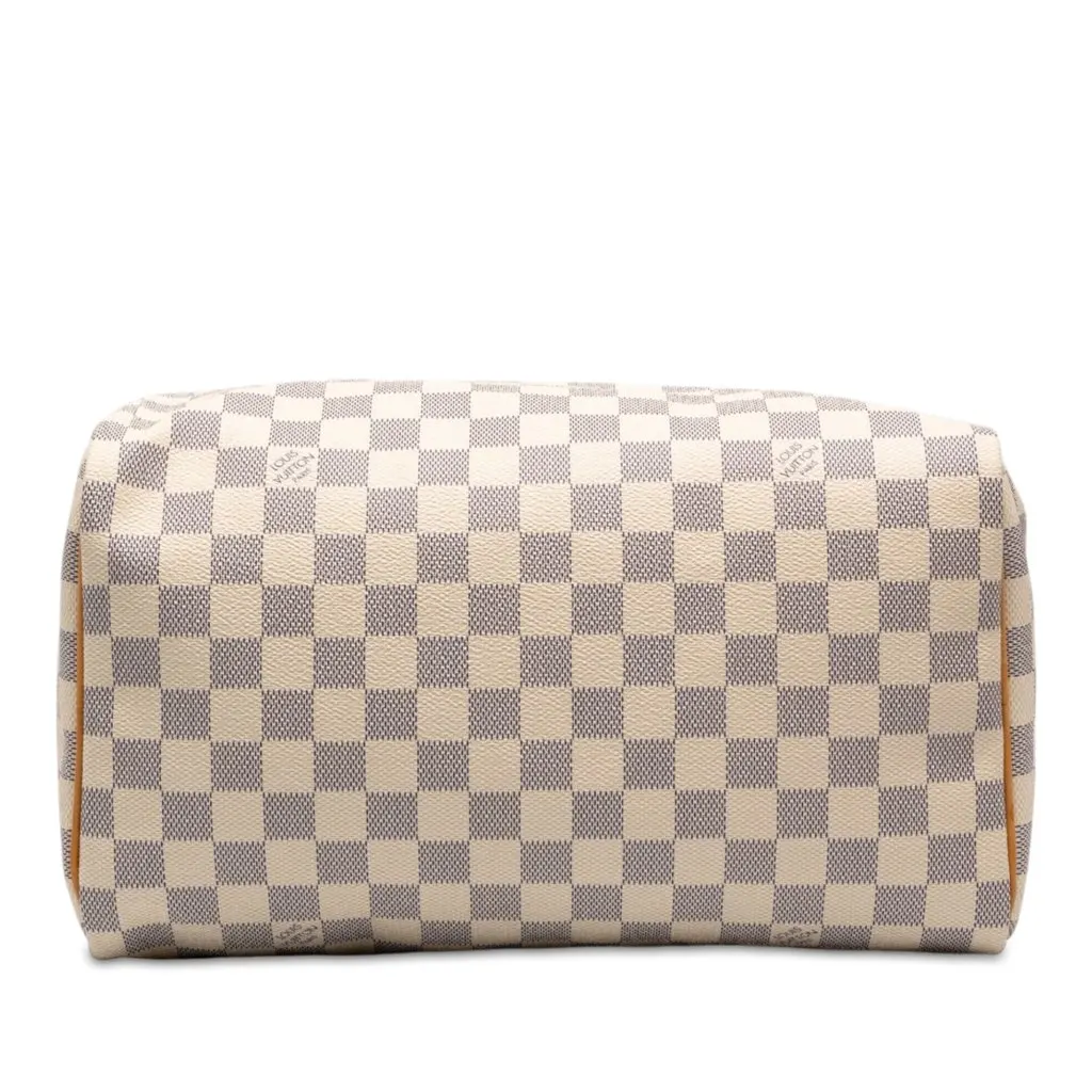 Louis Vuitton Damier Azur Speedy 30 White Canvas Very good - Inside View
