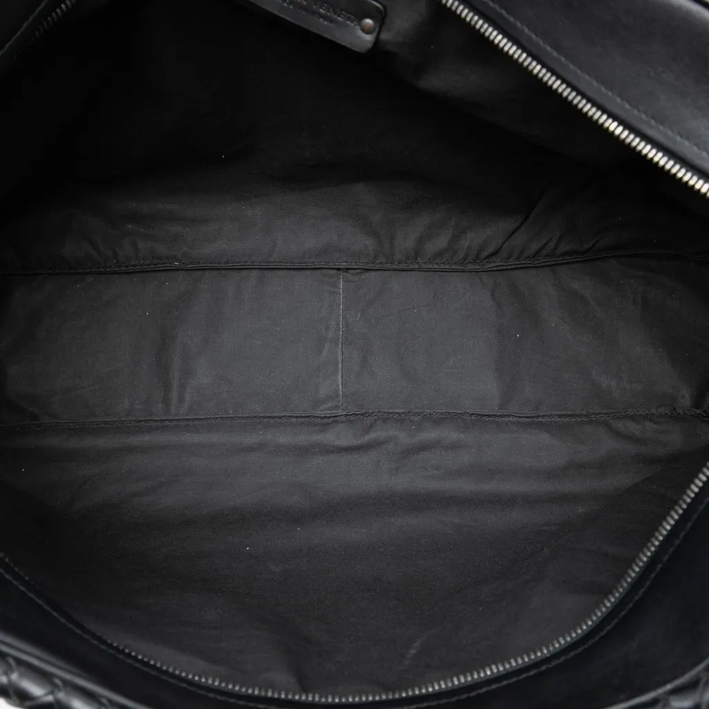 Bottega Veneta Nappa Intrecciato Business Bag Black Leather Very good - Model View