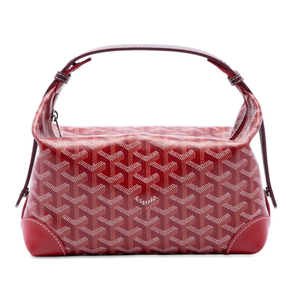 Goyard Goyardine Bowling Toiletry 25 Red Very good - Front View