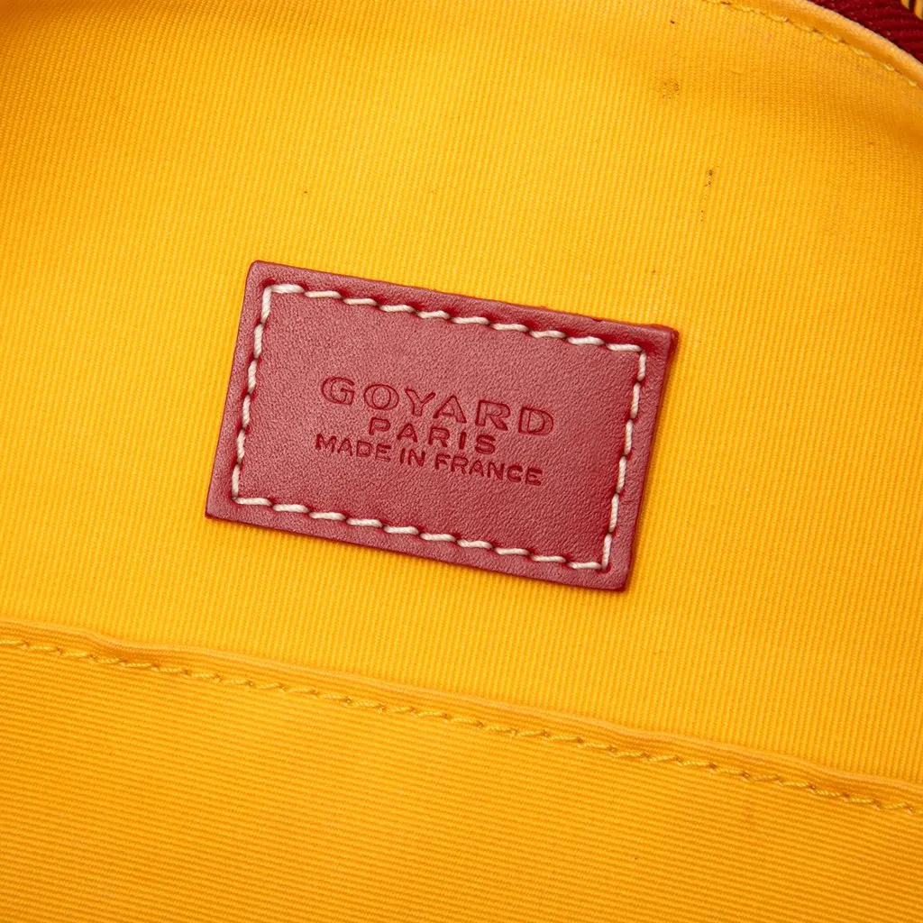 Goyard Goyardine Bowling Toiletry 25 Red Very good - Box View