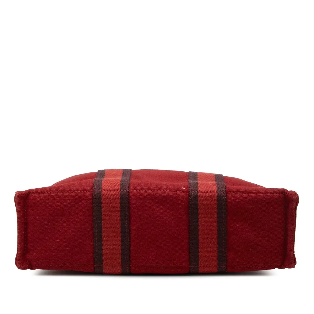 Hermès Canvas Fourre Tout PM Red Canvas Very good - Inside View