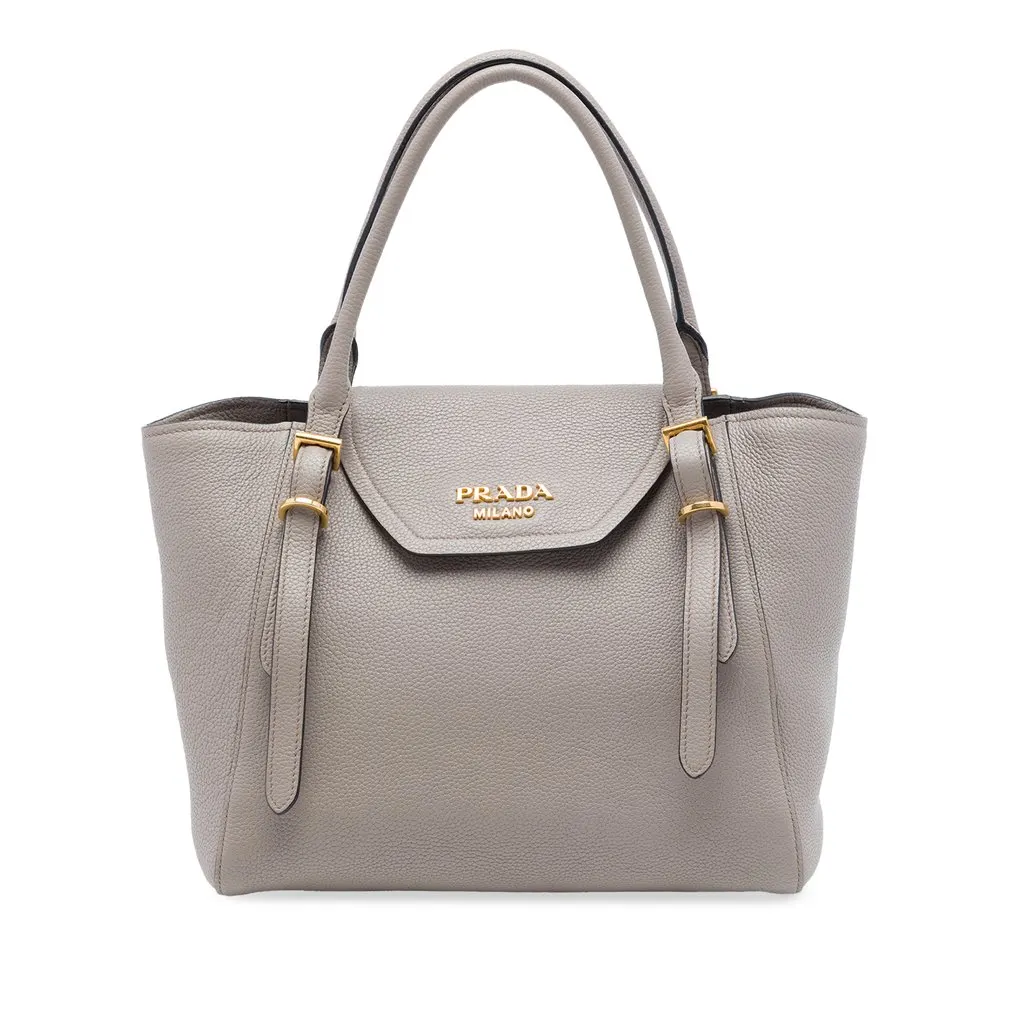 Prada Vitello Phenix Satchel MultiColor Leather Very good - Front View