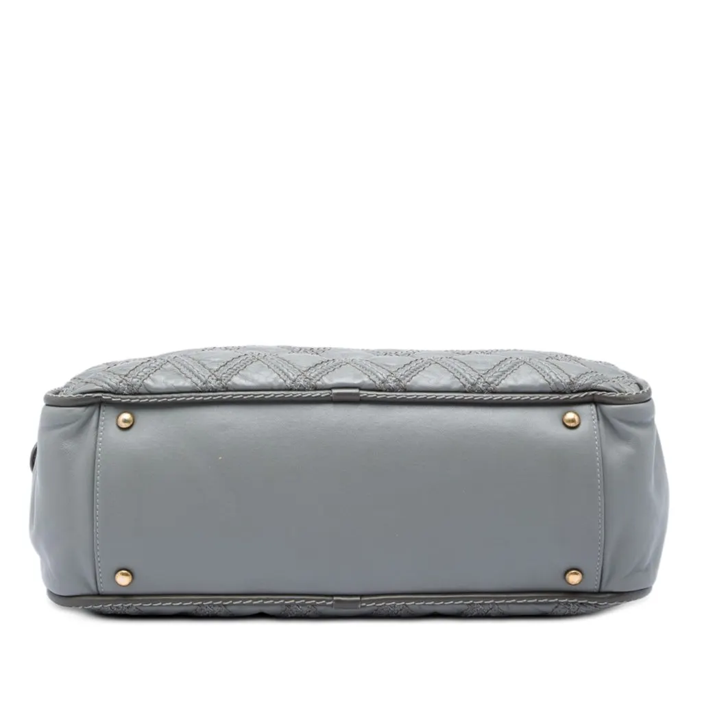 Chanel CC Quilted Calfskin Triptych Tote MultiColor Leather Very good - Inside View