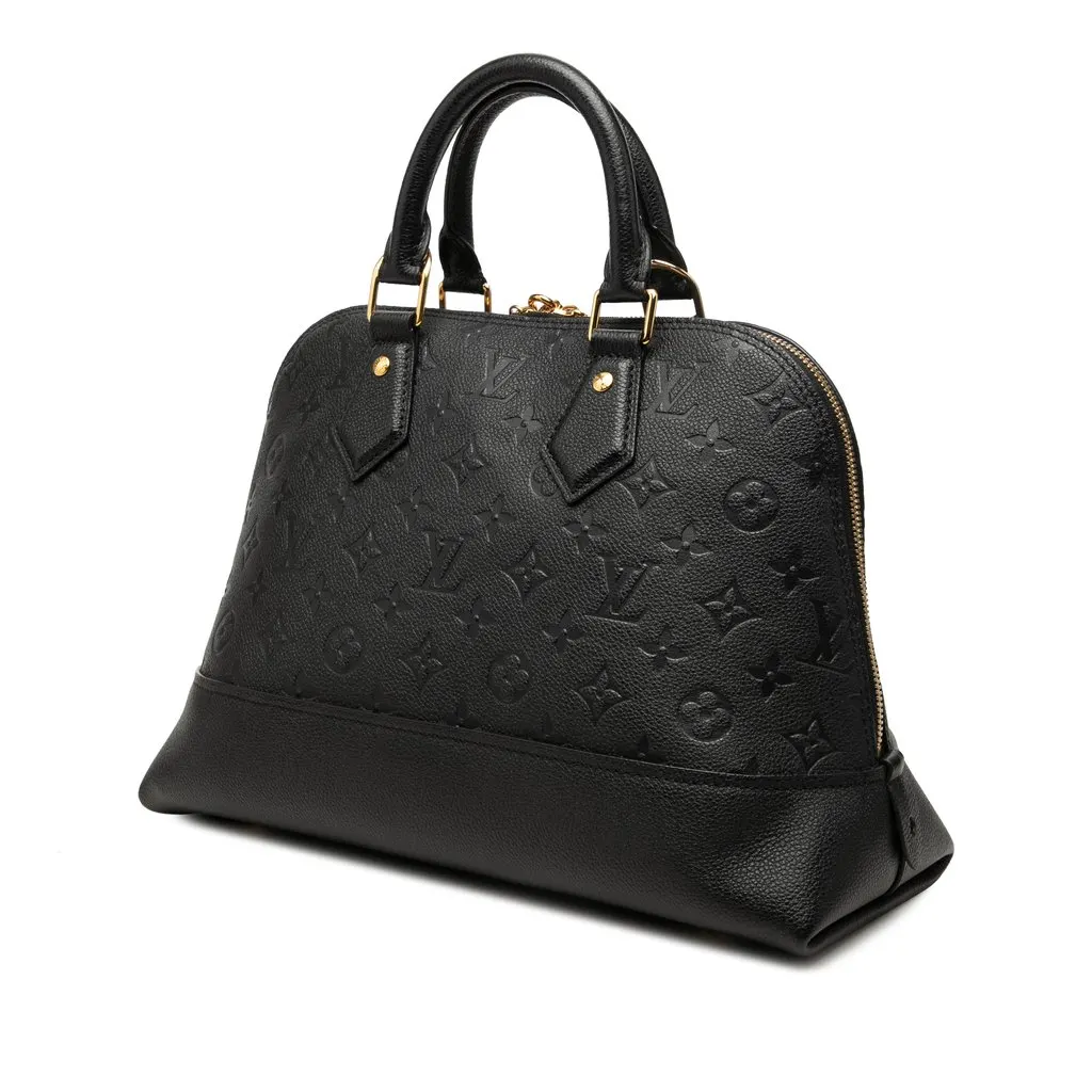 Louis Vuitton Monogram Empreinte Neo Alma PM Black Leather Good - Back View