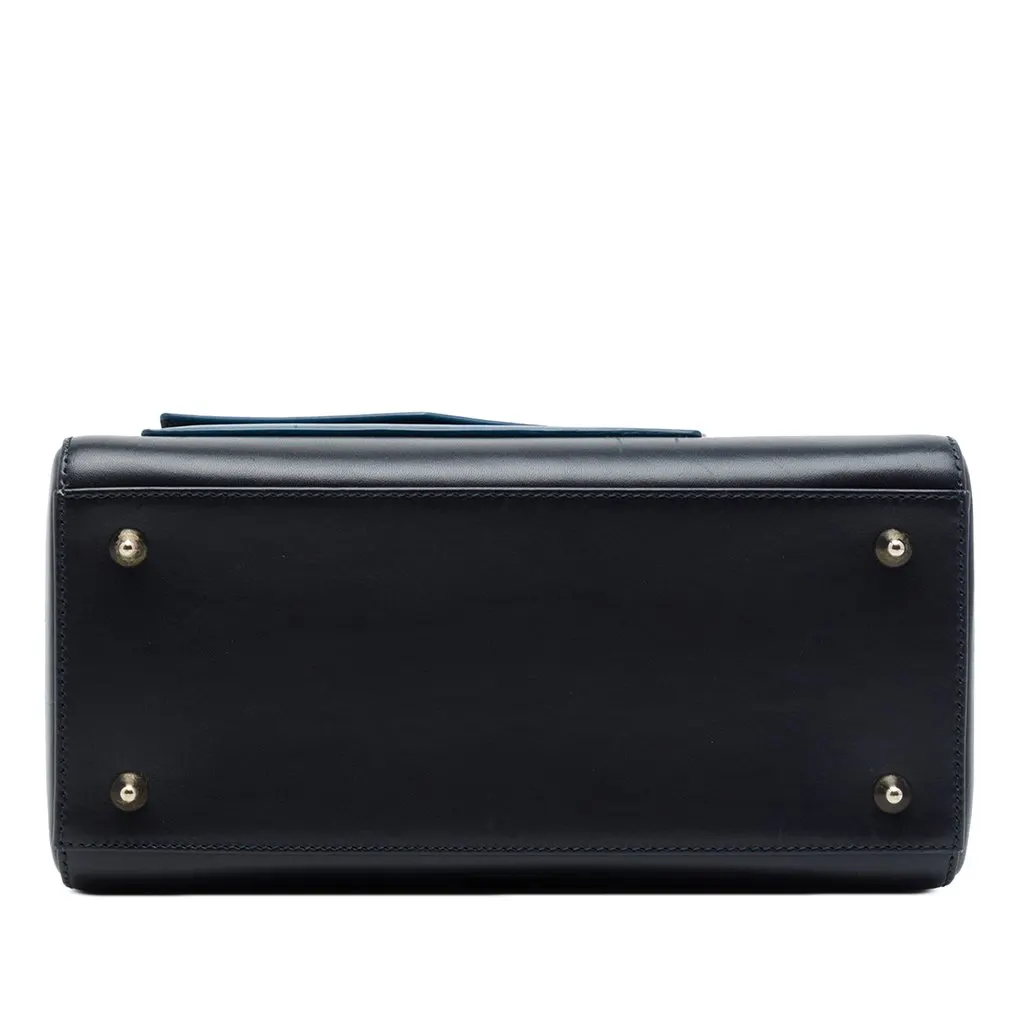 Dior Medium Calfskin Pockets Lady Dior Blue Leather Very good - Inside View