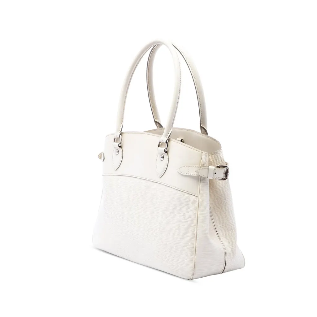 Louis Vuitton Epi Passy GM White Leather Very good - Back View
