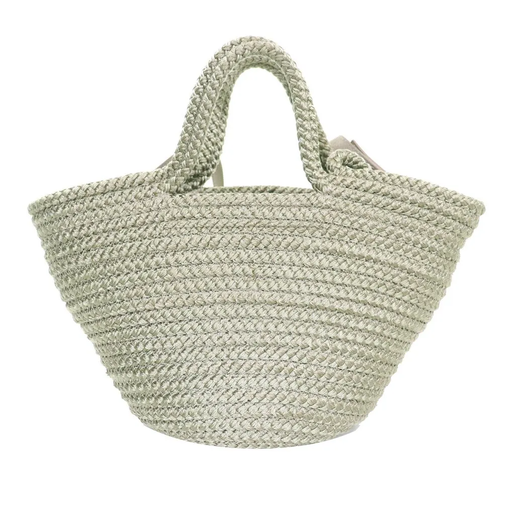 Balenciaga Small Nylon Ibiza Basket Bag Green Very good - Back View