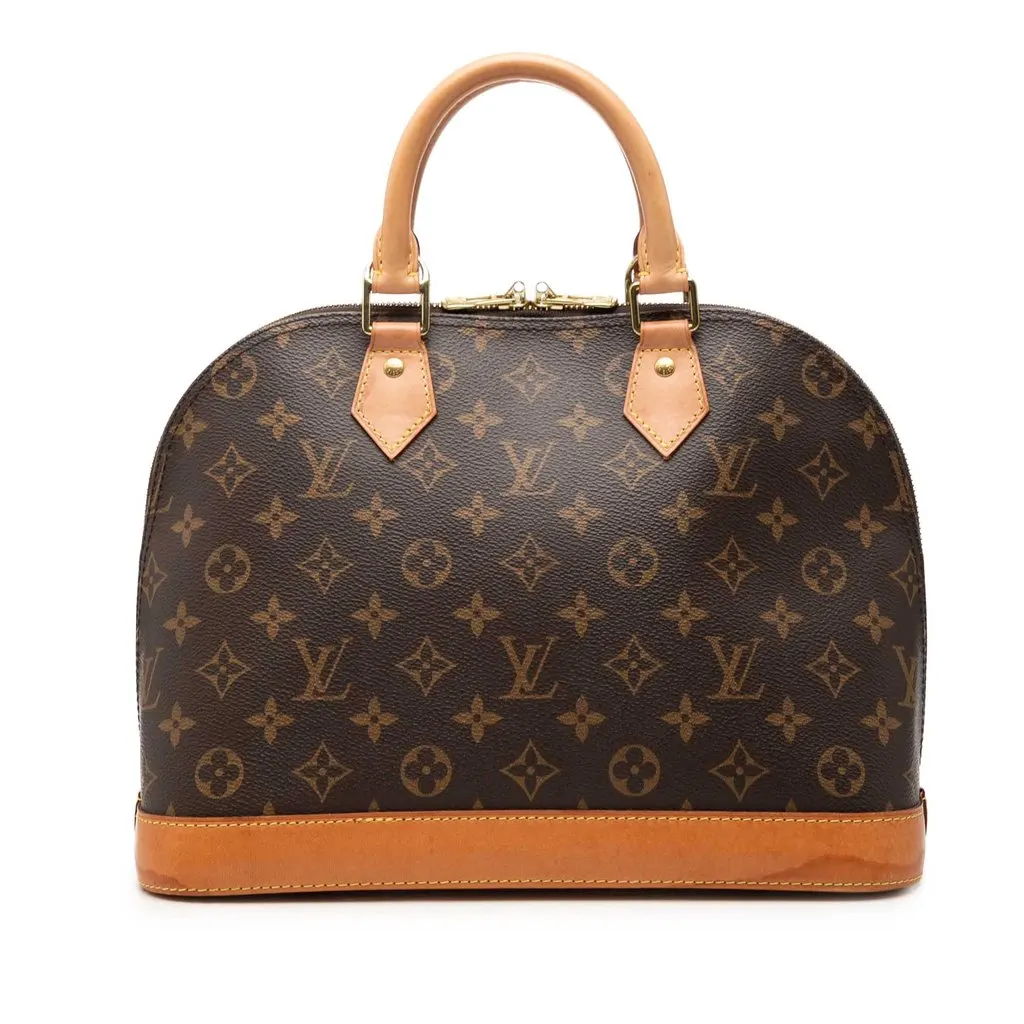 Louis Vuitton Monogram Alma PM Brown Very good - Front View