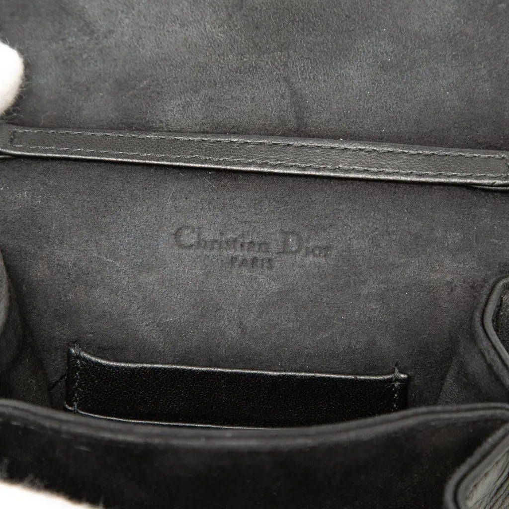 Dior Studded Leather Vertical Diorama Crossbody Black Leather Very good - Box View