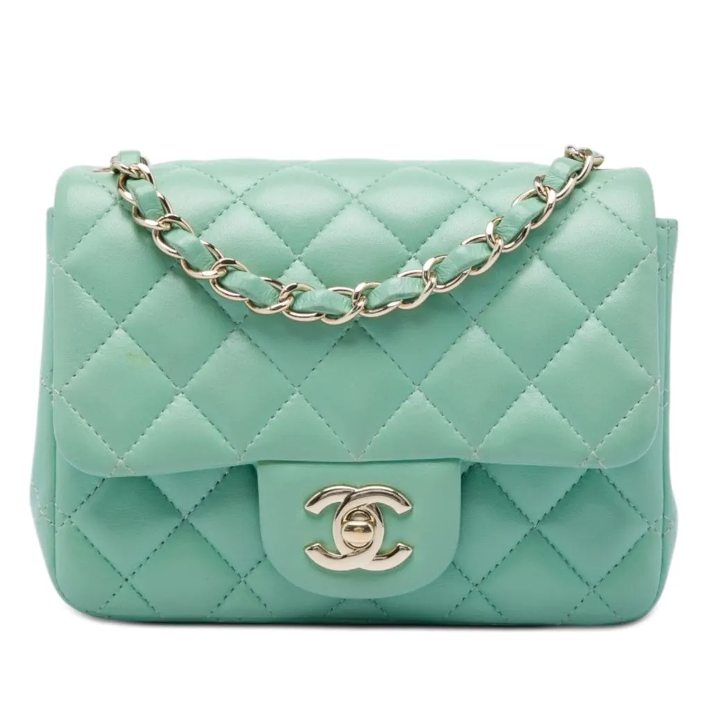 Chanel Mini Square Classic Lambskin Single Flap